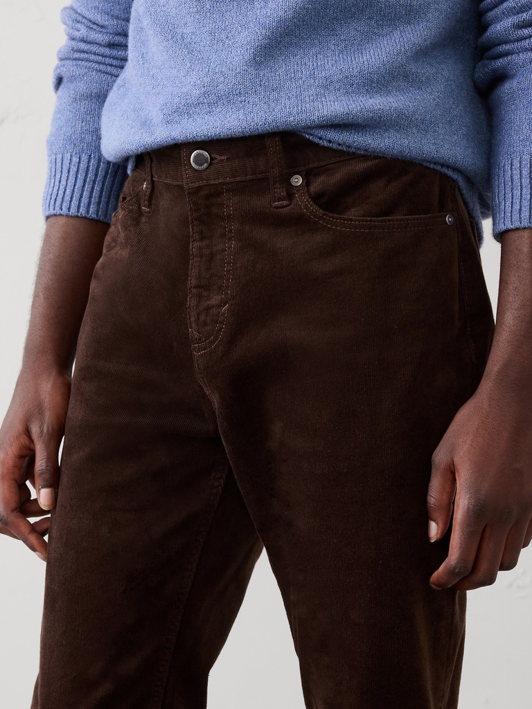 Slim-Fit Travel Corduroy Pant