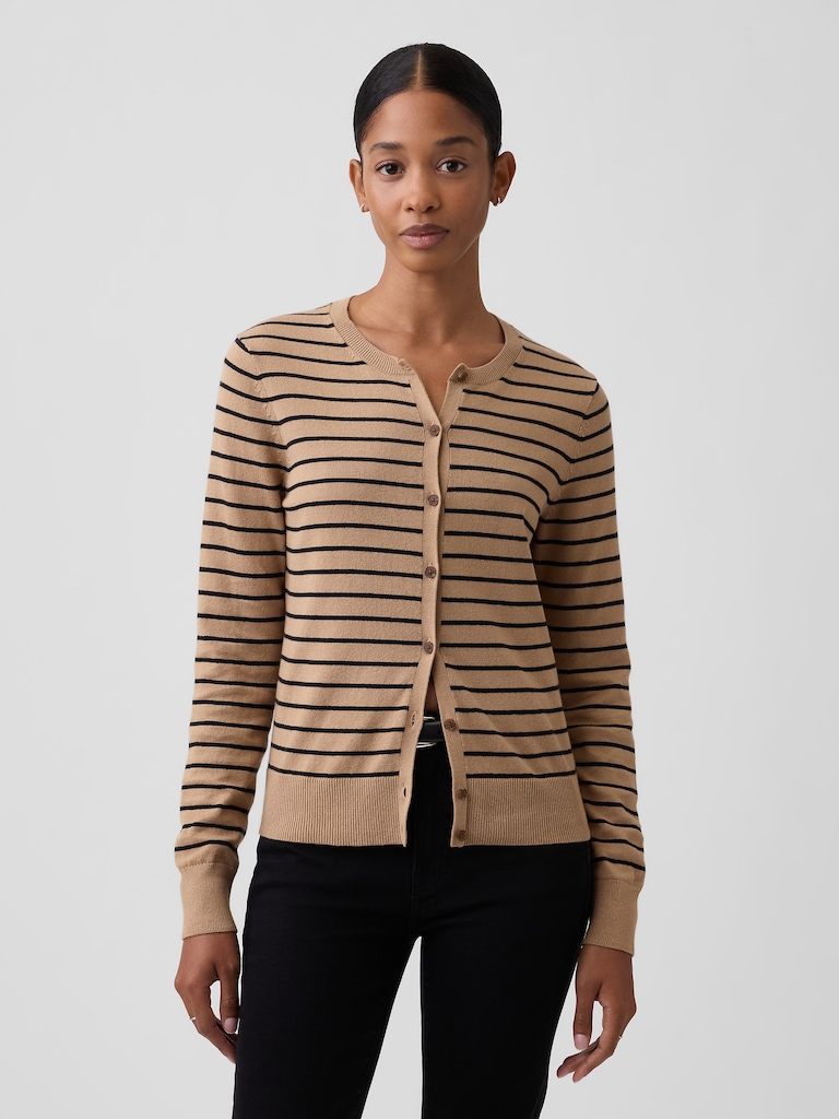 Crewneck Cardigan