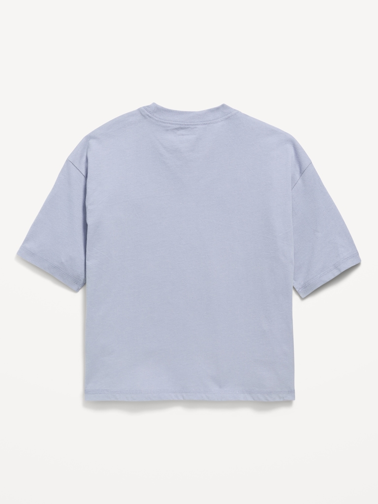 Ghost Face™ Gender-Neutral Oversized Graphic T-Shirt for Kids