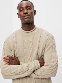 Loose Cable-Knit Sweater
