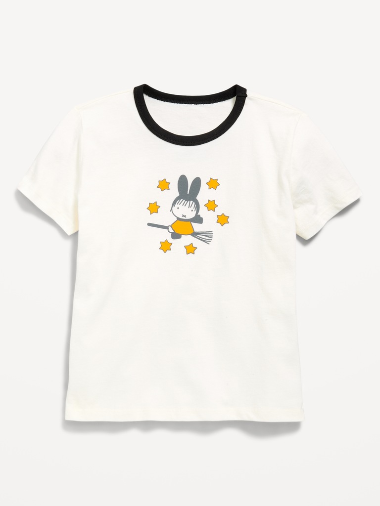 Miffy™ Graphic Ringer T-Shirt for Girls