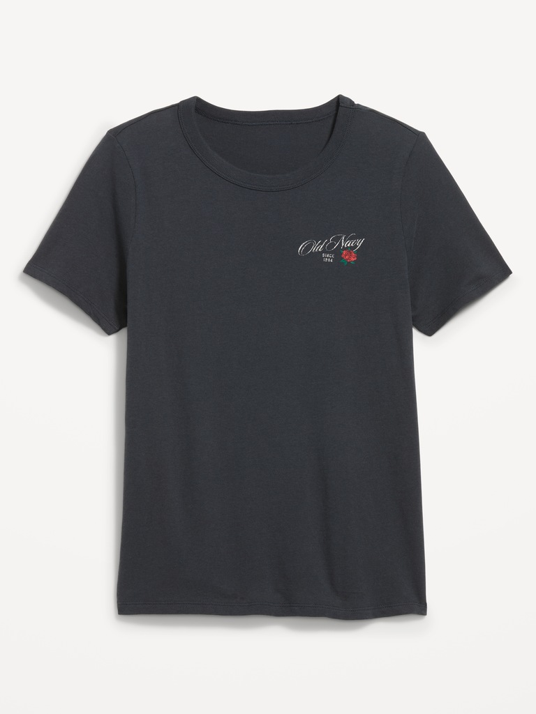 EveryWear Crew-Neck Logo-Graphic T-Shirt