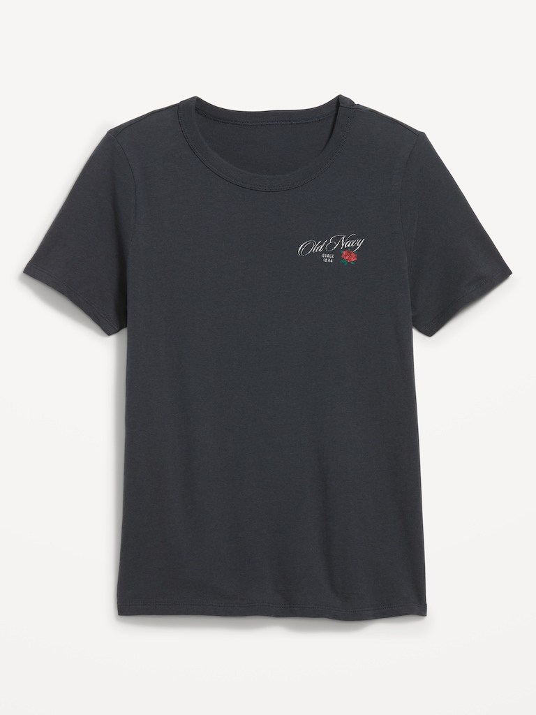 EveryWear Crew-Neck Logo-Graphic T-Shirt