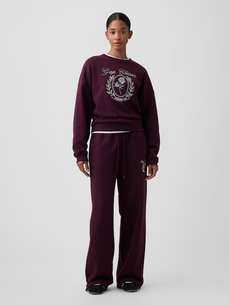 Relaxed Wedge Crewneck Sweatshirt