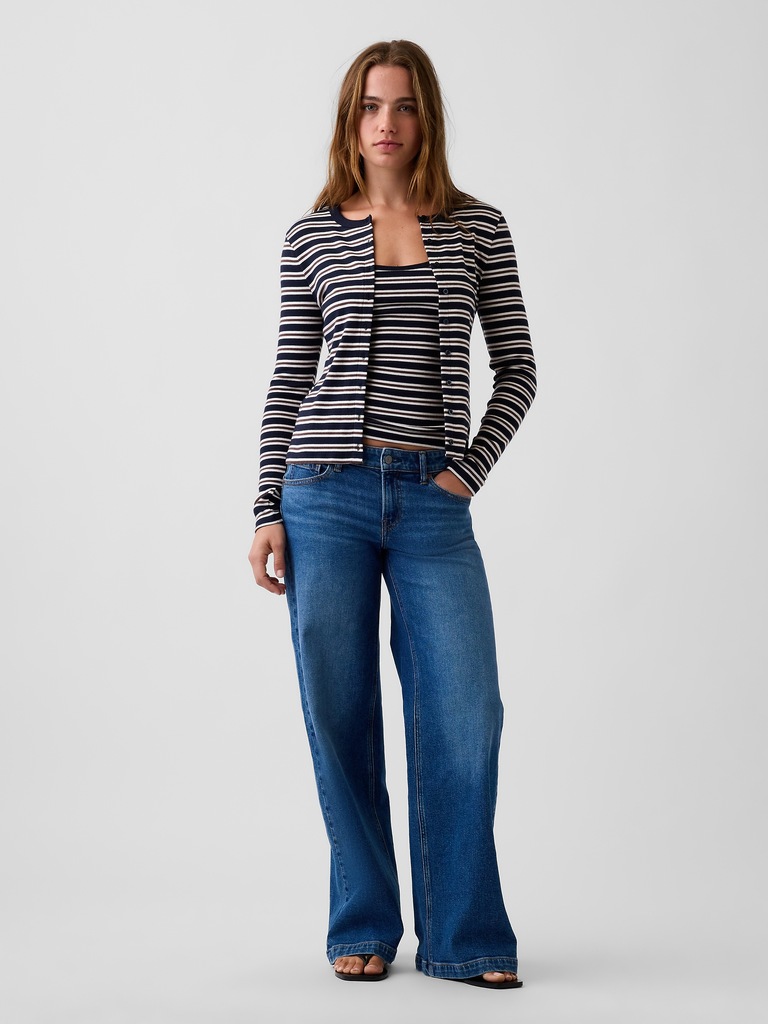 Modern Crewneck Cardigan