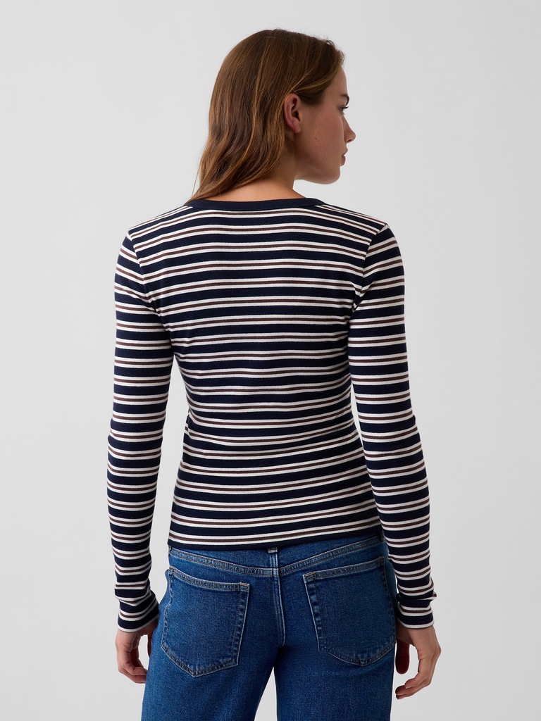 Modern Crewneck Cardigan