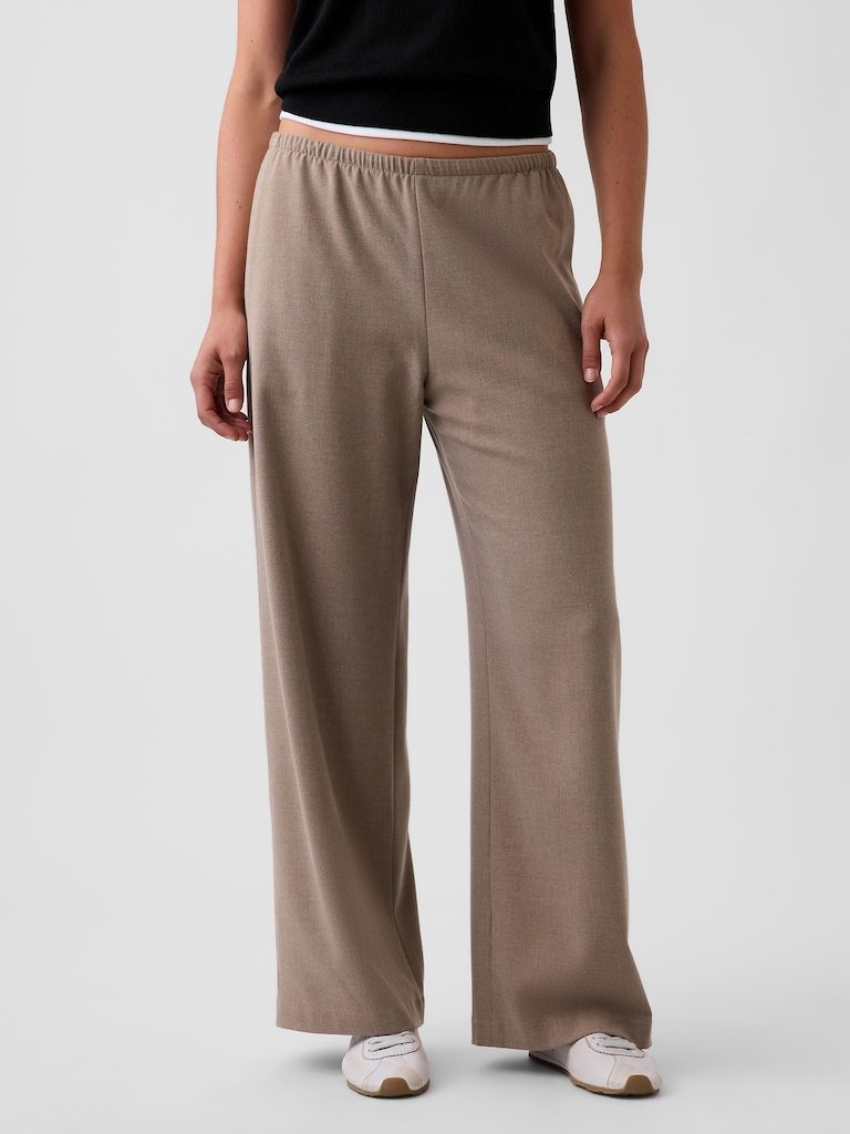 Easy Wide-Leg Pants