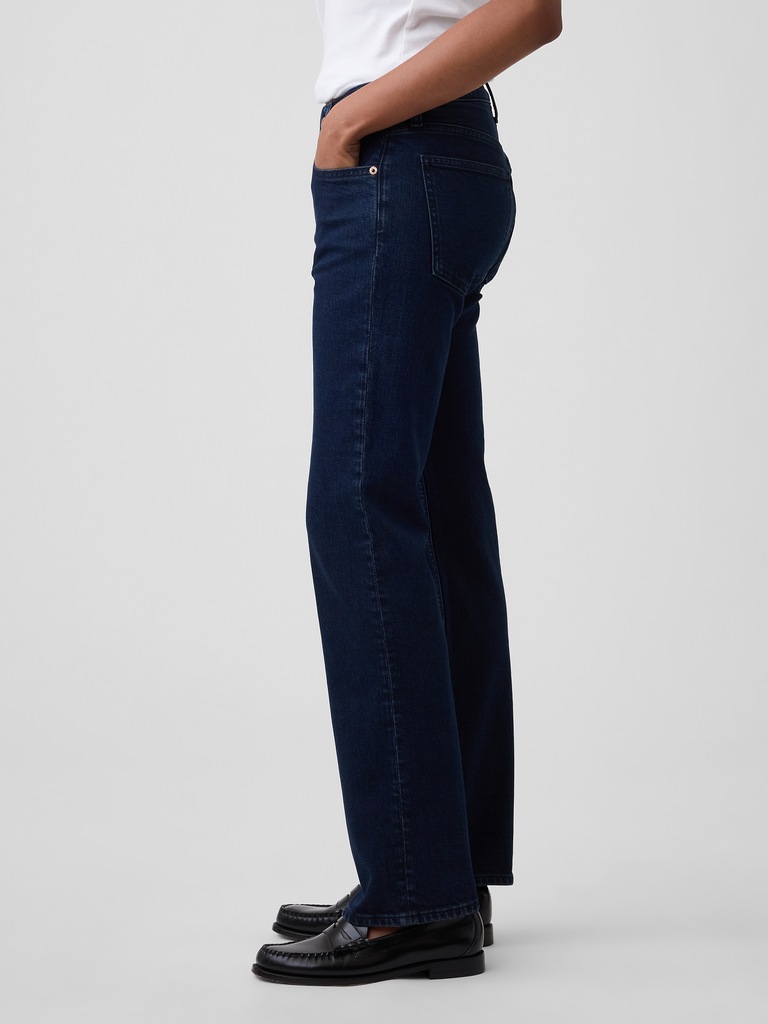 Mid Rise '90s Slim Straight Jeans