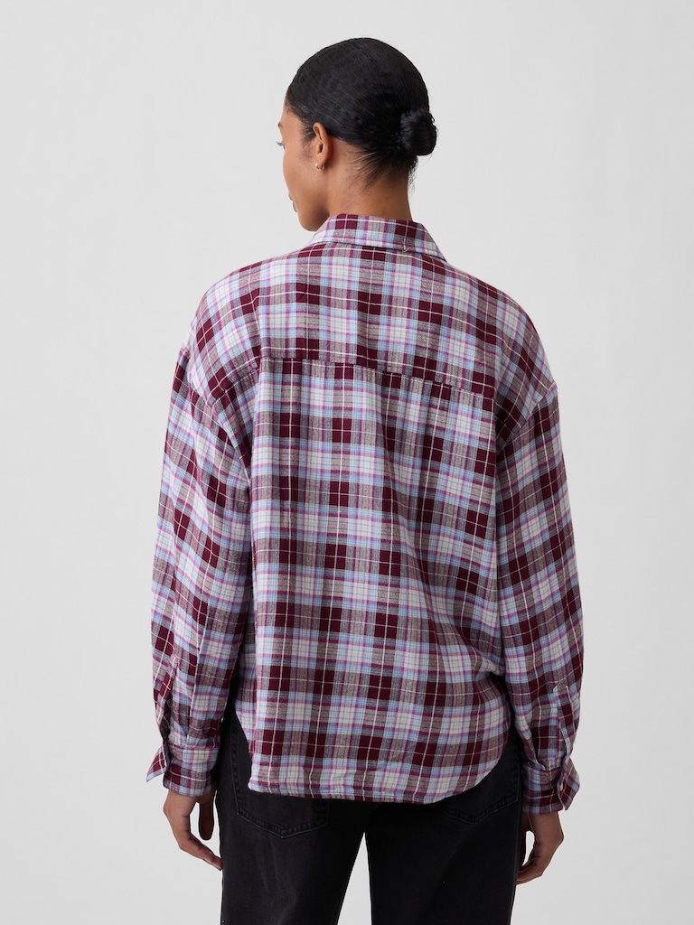 Oversized Shirt in Flannel