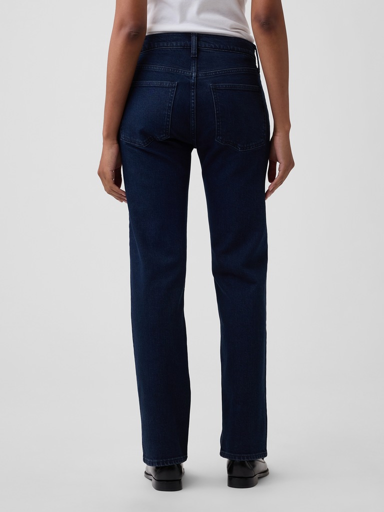 Mid Rise '90s Slim Straight Jeans