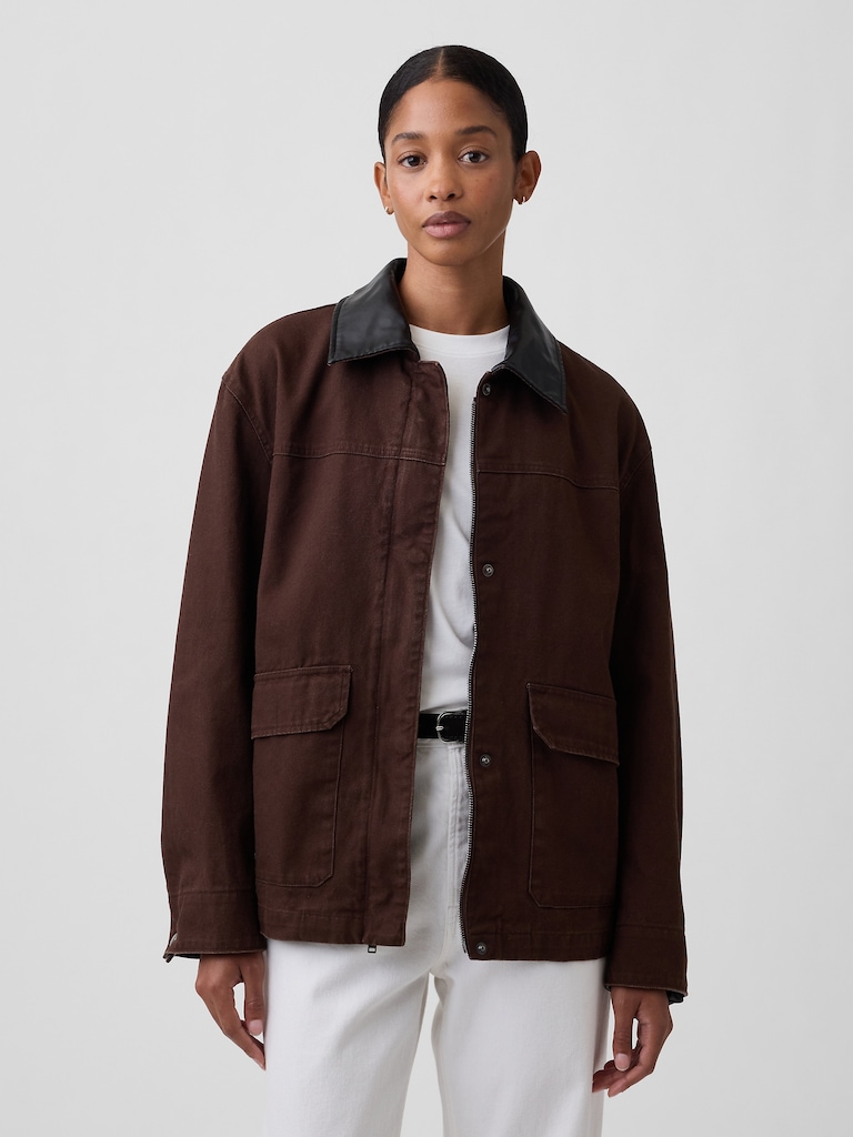 Relaxed Canvas Barn Jacket