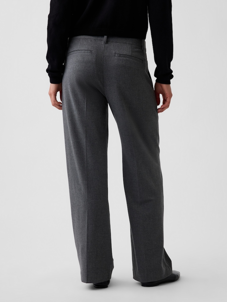 365 Low Rise Brushed Twill Pleated Trousers