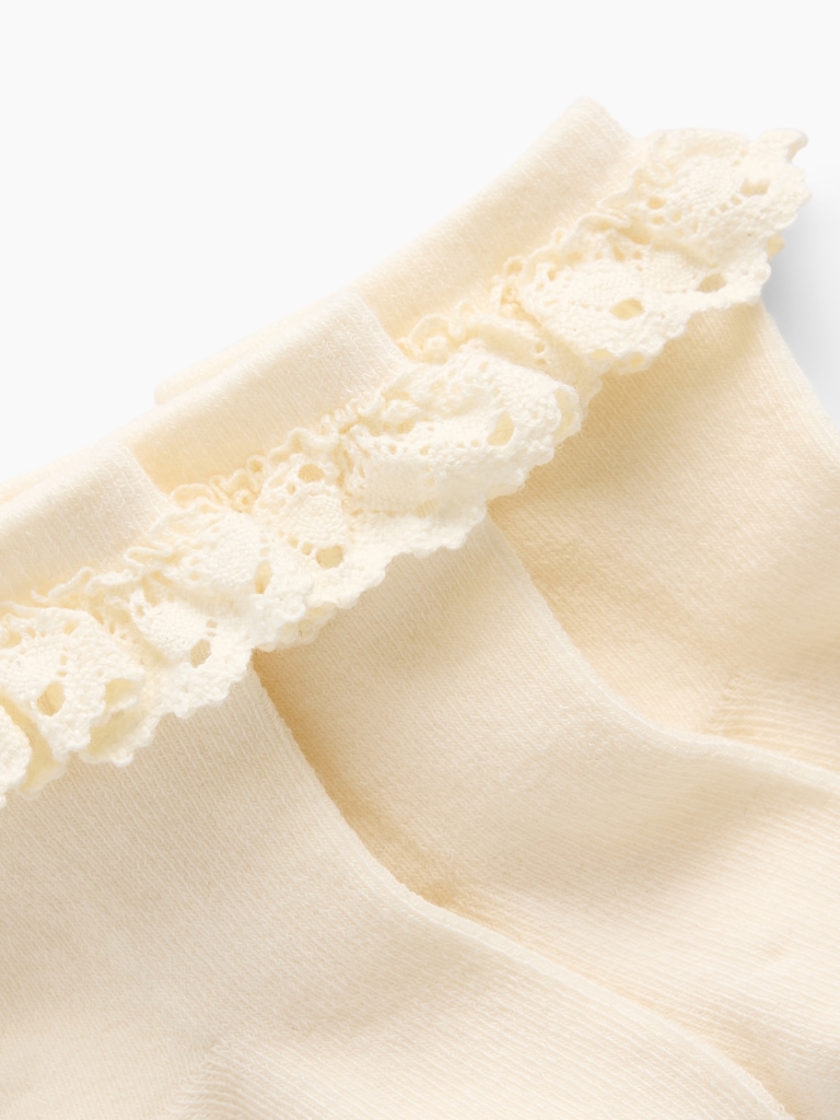 Baby Lace-Trim Socks (3-Pack)