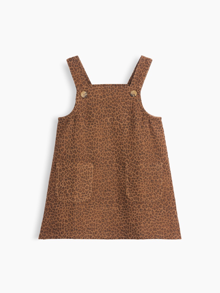 Baby & Toddler Leopard Corduroy Jumper Dress