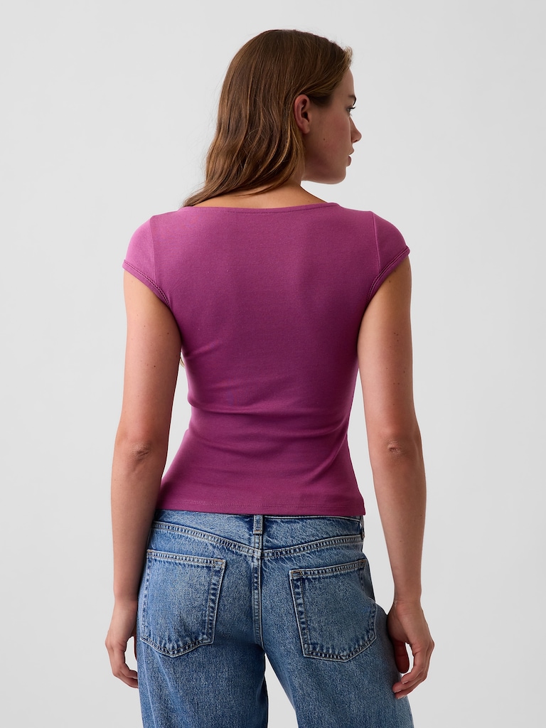 Modern Boatneck T-Shirt