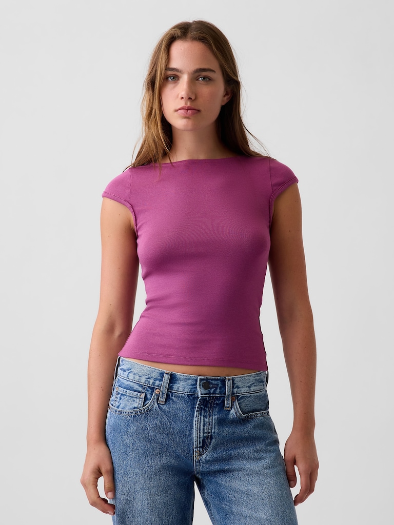 Modern Boatneck T-Shirt