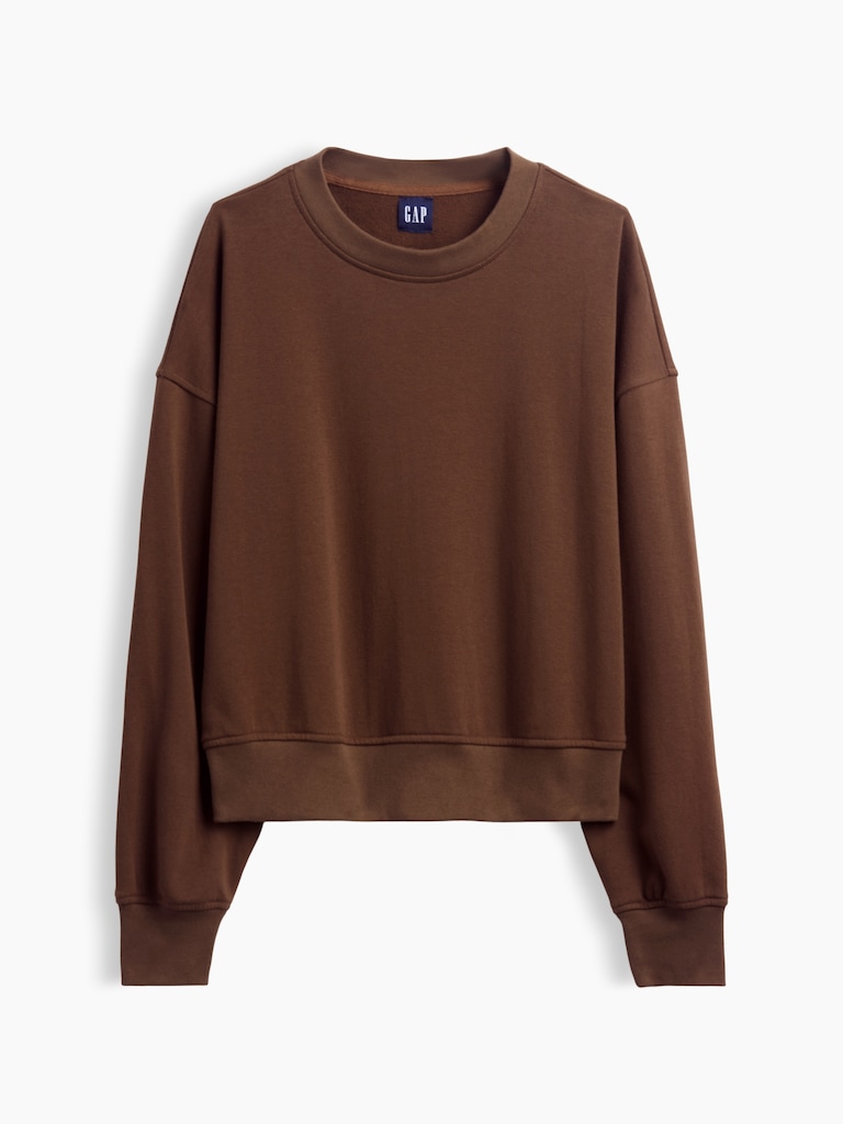 VintageSoft Terry Oversized Wedge Sweatshirt
