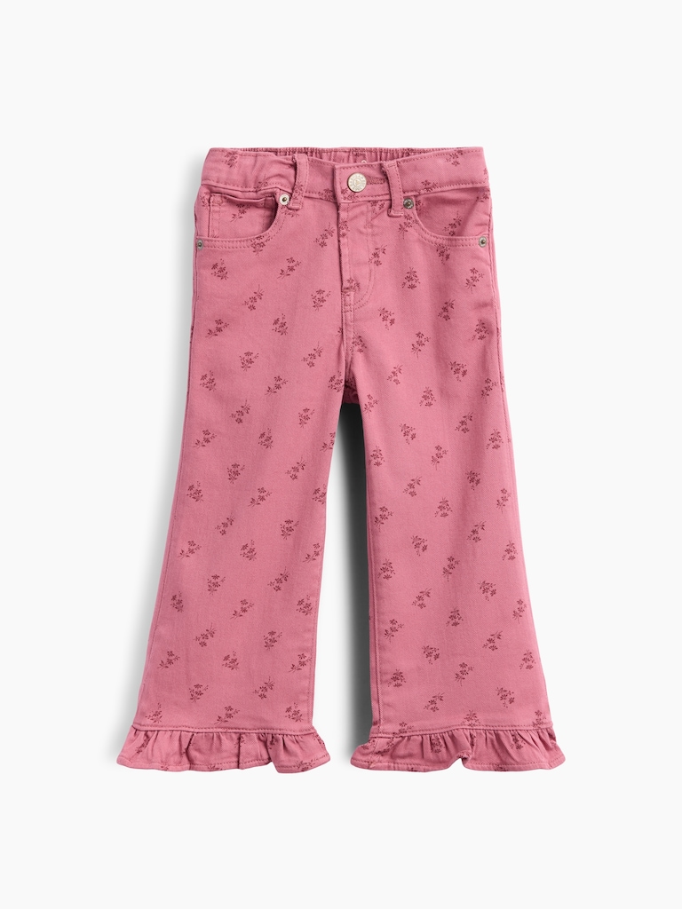 Baby & Toddler Ruffle-Hem Stride Jeans