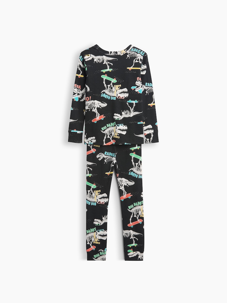Kids & babyGap Dino-Skate Print PJ Set