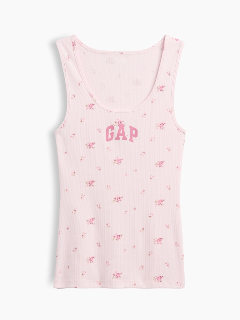 Gap Logo Ribbed Tank Top