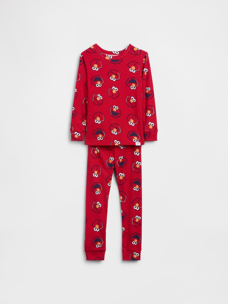 Baby & Toddler Sesame Street Organic Brushed Cotton Elmo PJ Set