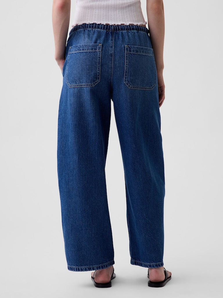 High Rise UltraSoft Easy Barrel Jeans