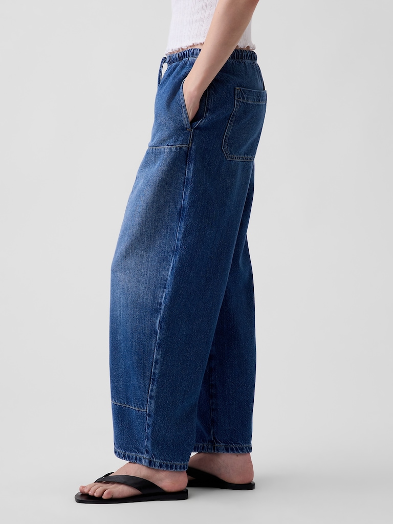 High Rise UltraSoft Easy Barrel Jeans