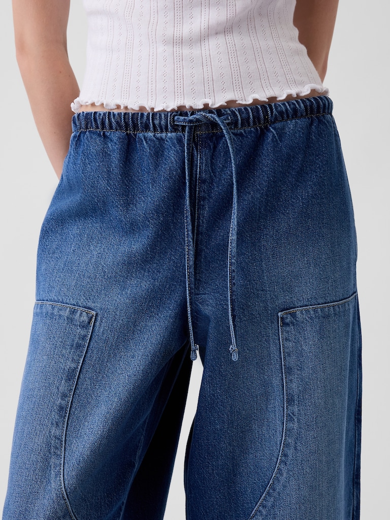 High Rise UltraSoft Easy Barrel Jeans
