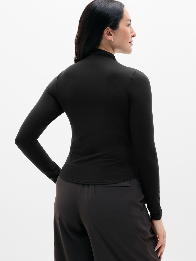 BodyMove Mock Neck Top