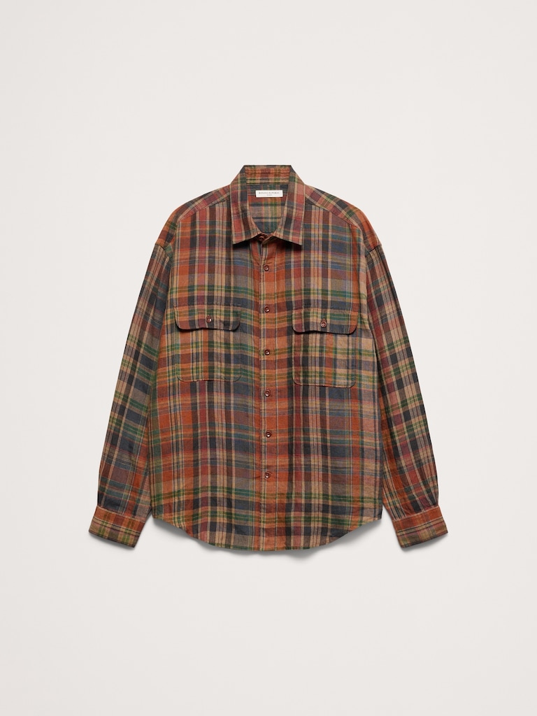 Relaxed-Fit Linen Explorer Shirt