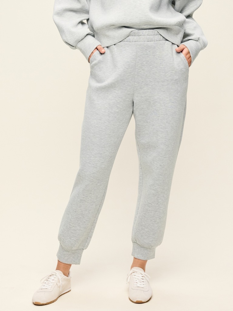 High-Waisted Bounce Fleece Jogger Sweatpants