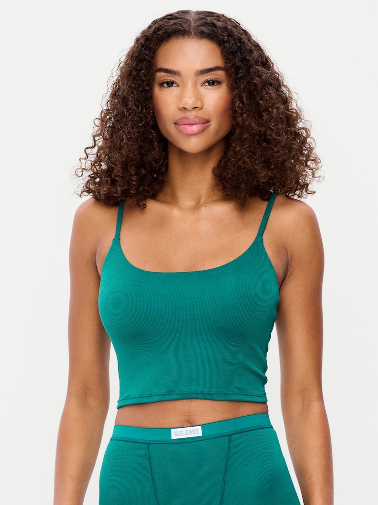 Rib-Knit Brami Top