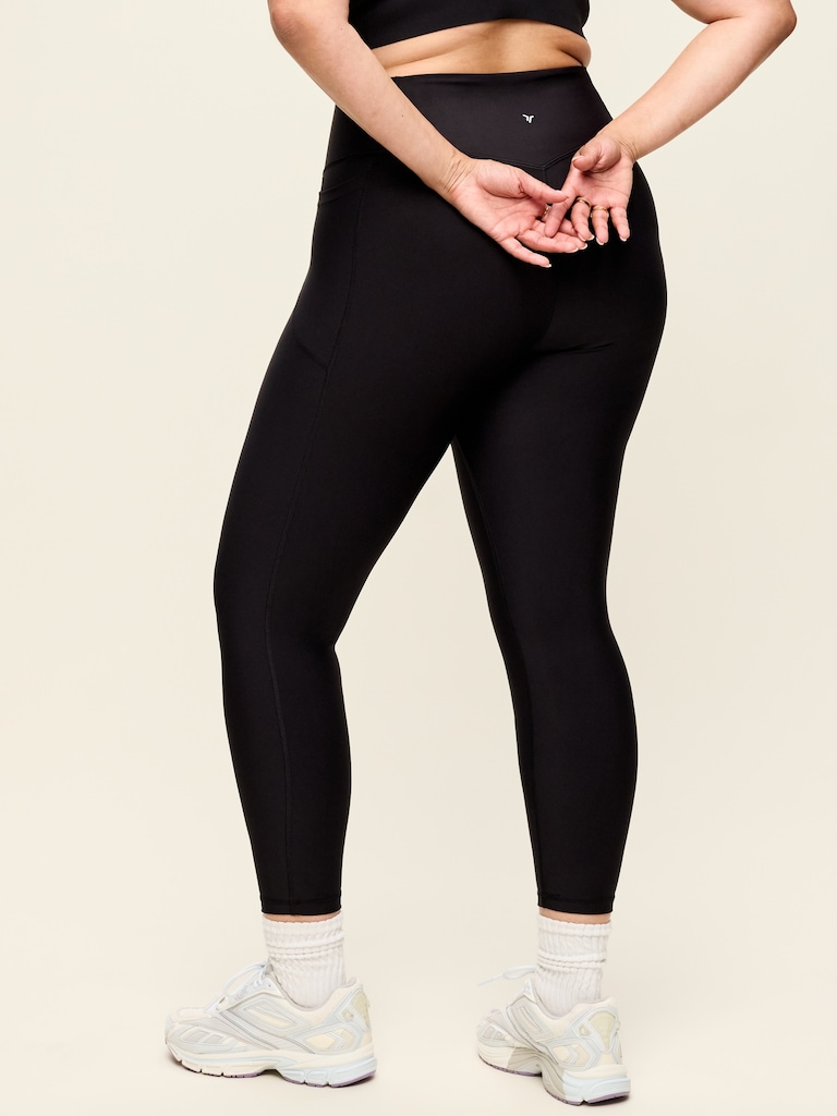 Extra-High Waisted PowerSoft Boundless 7/8 Pocket Leggings – No Front Seam