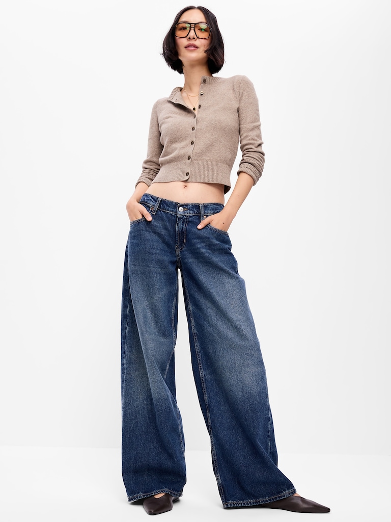 SoSoft Cropped Crew-Neck Cardigan