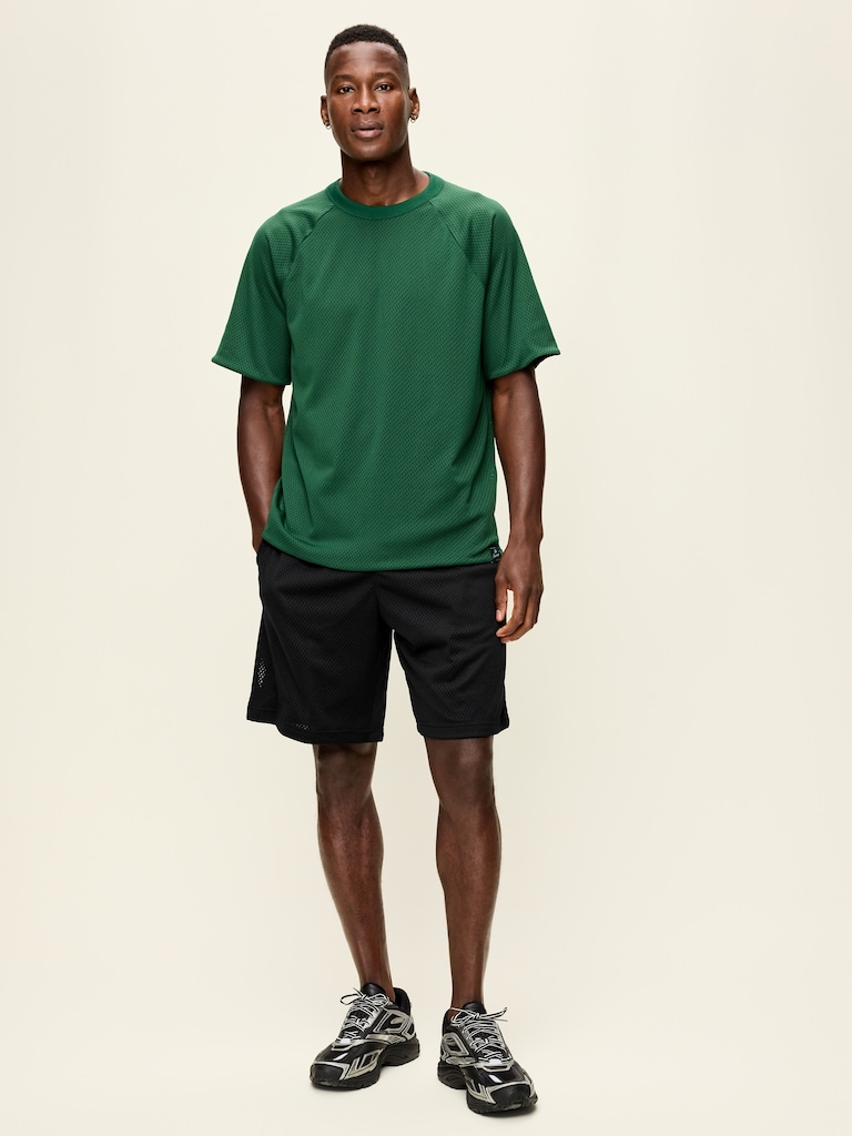 Baggy Mesh Shorts -- 9-inch inseam