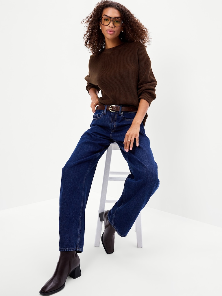 Seaside Cotton Shaker Tunic Sweater