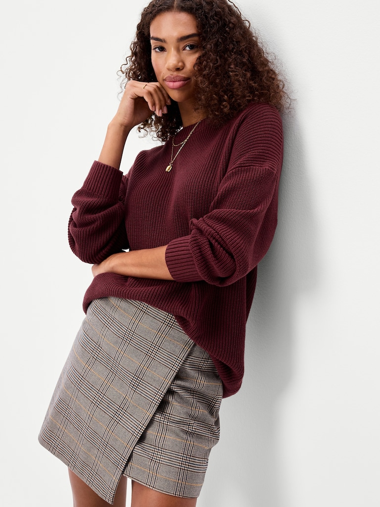 Seaside Cotton Shaker Tunic Sweater