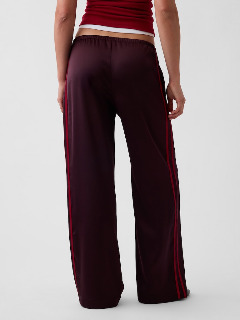 Satin Easy Wide-Leg Pants