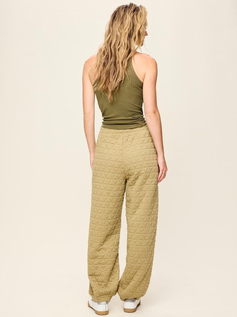 Quilted Bounce Fleece Sweatpant