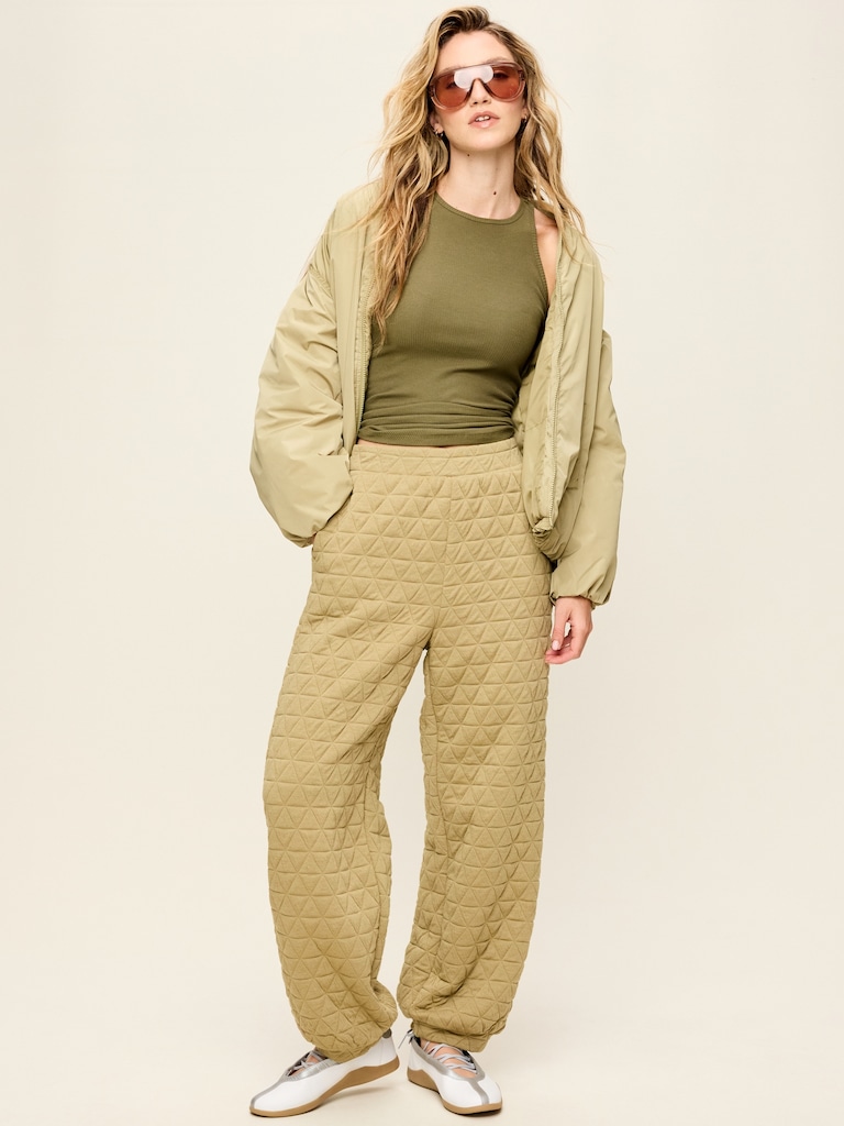 Quilted Bounce Fleece Sweatpant