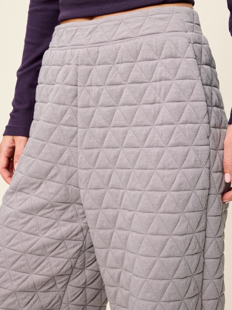 Quilted Bounce Fleece Sweatpant