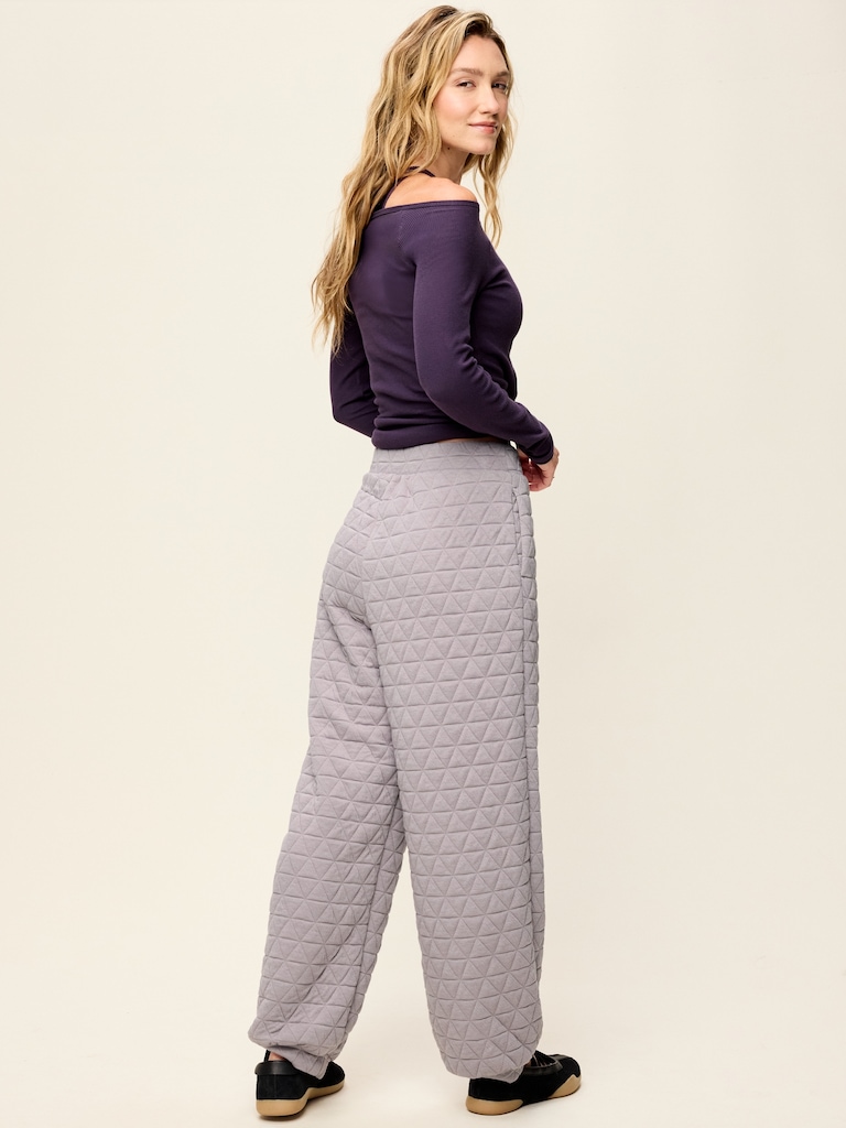 Quilted Bounce Fleece Sweatpant