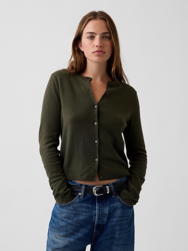 CashSoft Crop Cardigan