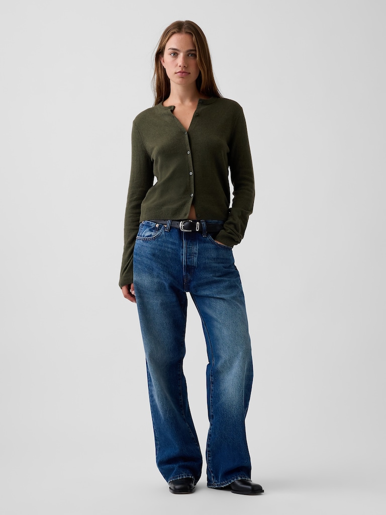 CashSoft Crop Cardigan