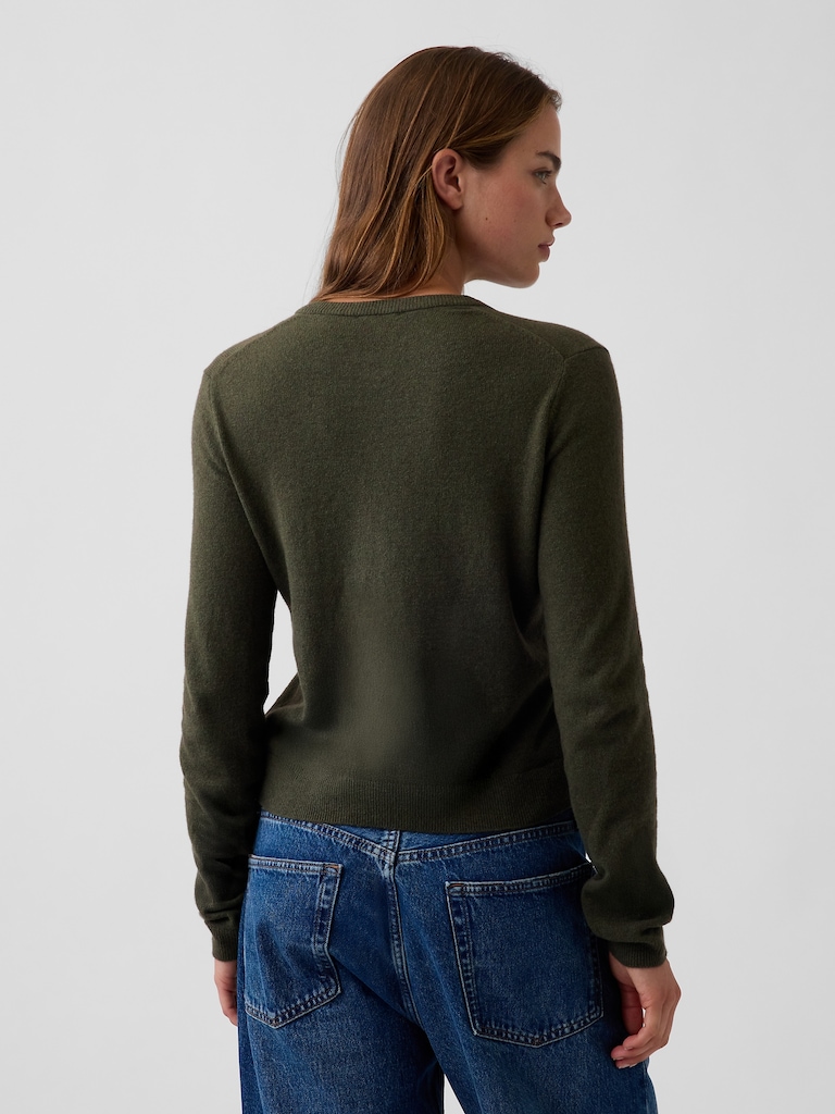 CashSoft Crop Cardigan