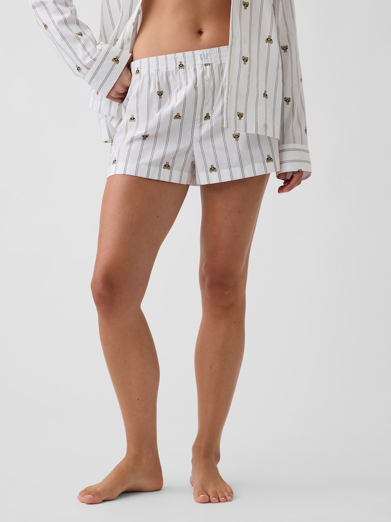 Poplin PJ Boxer Shorts
