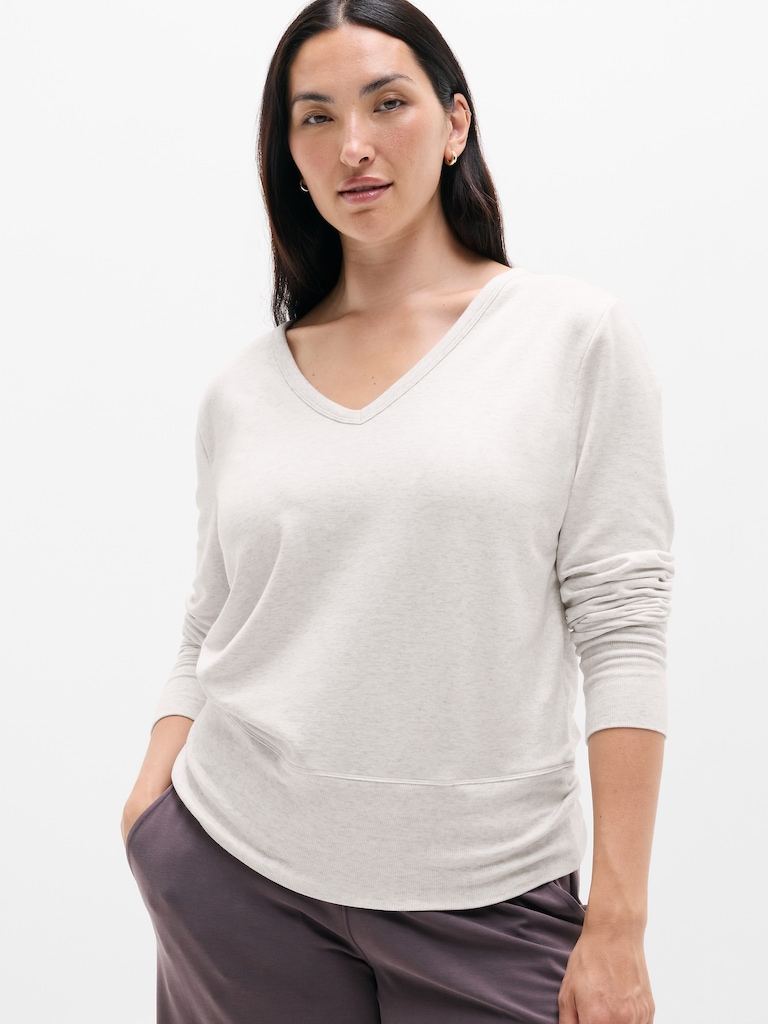 Coaster Luxe V-Neck Sweatshirt