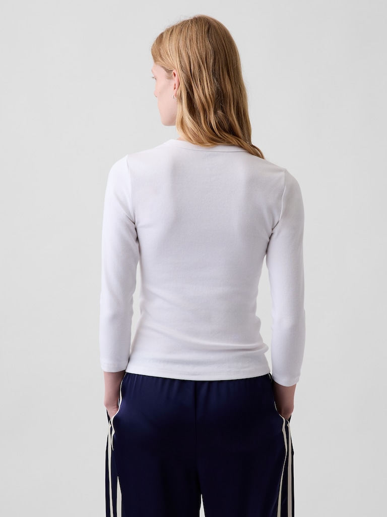 Modern High V-Neck T-Shirt