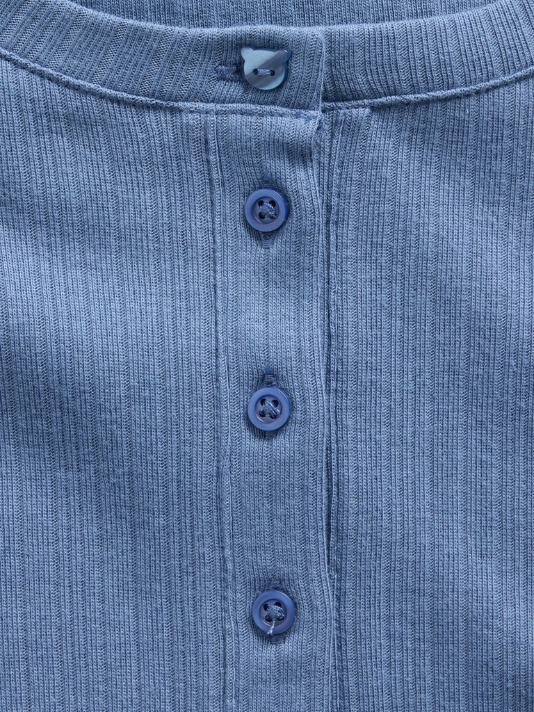 Kids Variegated Rib Henley T-Shirt