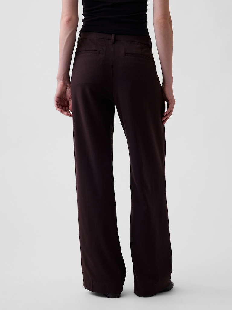 365 Low Rise Brushed Twill Pleated Trousers